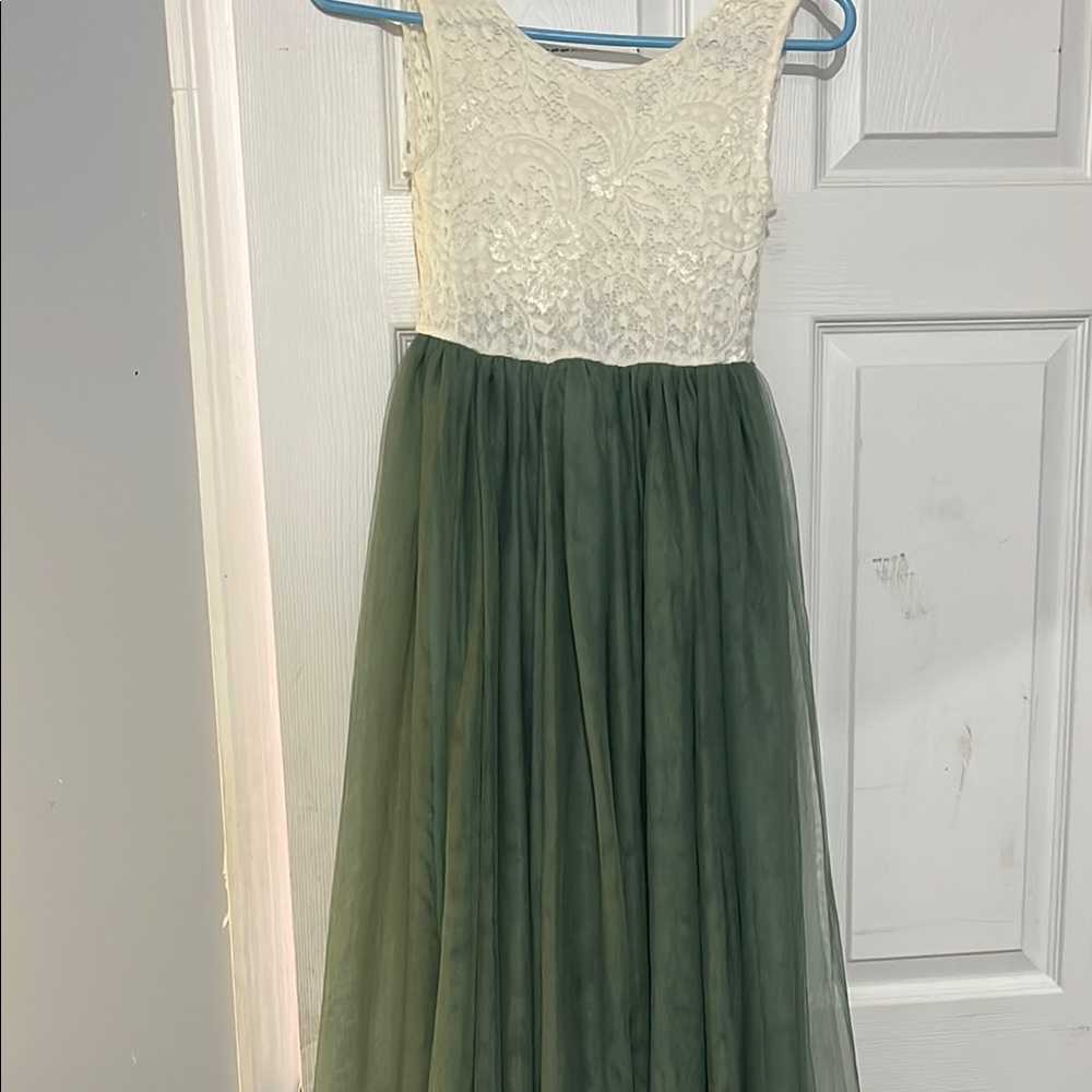 SHEIN White and Cream Sleeveless Scoop Neck Sundress for Weddings